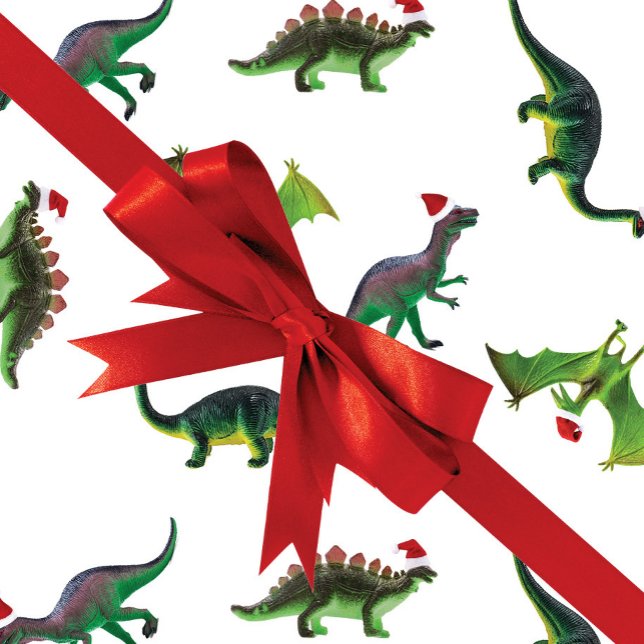 Dinosaurs i Santa Hats Presentpapper (Skapare uppladdad)