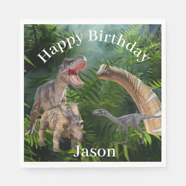 Dinosaurs Jurassic World Pappersservett (Framsidan)