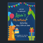 Dinosaurs Kids Personlig Birthday Inbjudningar<br><div class="desc">Gör ditt barns födelsedag till en häpnadsväckande framgång med vår dinosaurius Kids Personlig Birthday-inbjudan! Den här inbjudan är perfekt för alla unga dino-älskare med klara dinosauriillustrationer och närmare uppgifter om anpassade party. Det här högkvalitativa kortet är lätt att anpassa och imponera på dina gäster. Det är idealiskt för att skapa...</div>