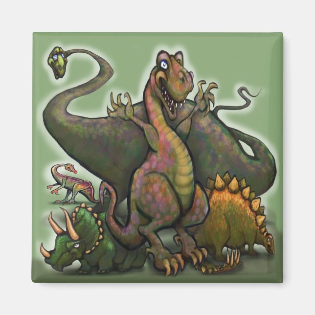 Dinosaurs Magnet (Framsidan)