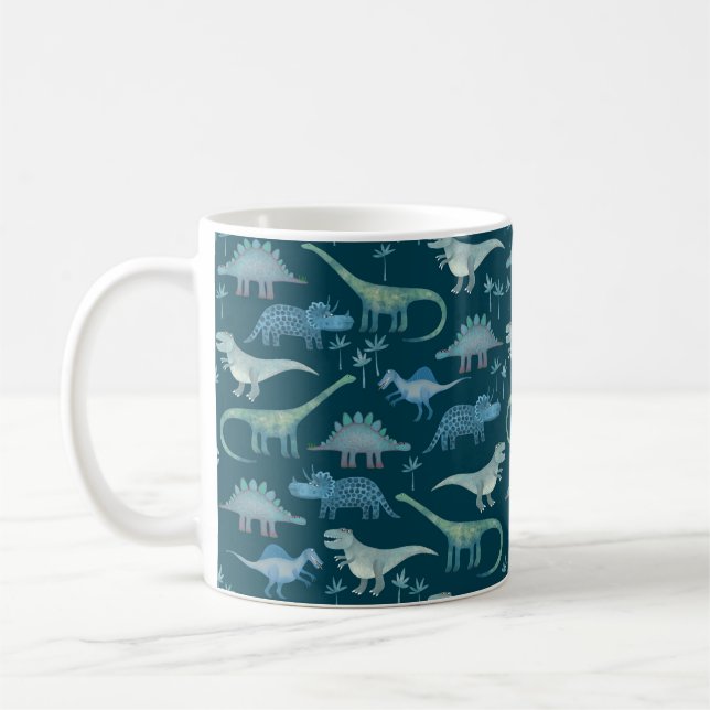 Dinosaurs Mörk Kaffemugg (Vänster)