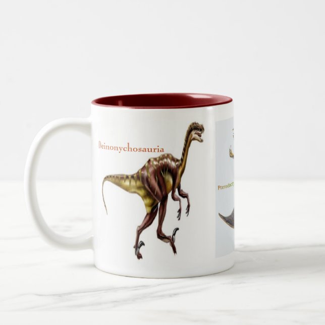 Dinosaurs på en mugg (Vänster)