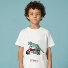 Dinosaurs personalized name t shirt