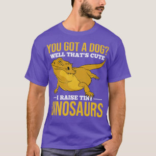 Dinosaurs Pet Funny Reptile Keeper Animal Beared T Shirt