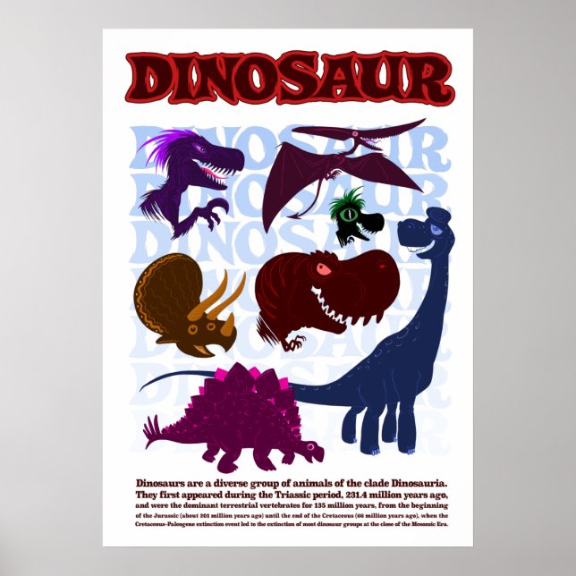 Dinosaurs Poster (Framsidan)