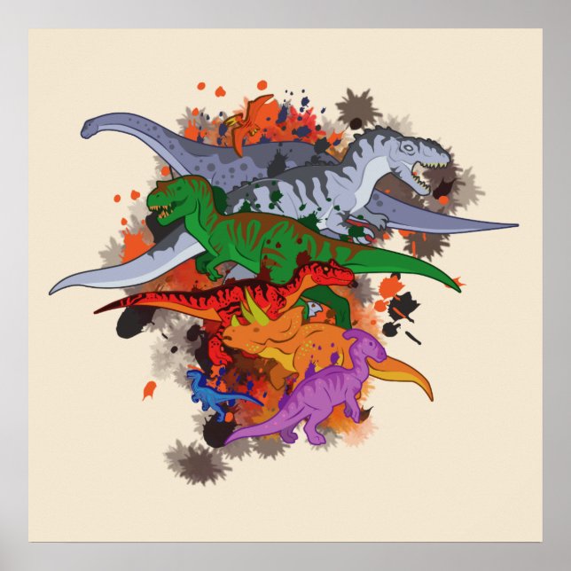 Dinosaurs Poster (Framsidan)