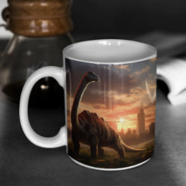 Dinosaurs Scary & Cute version 3 Mugg