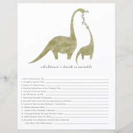 Dinosaurs Shower Bok Scramble Game