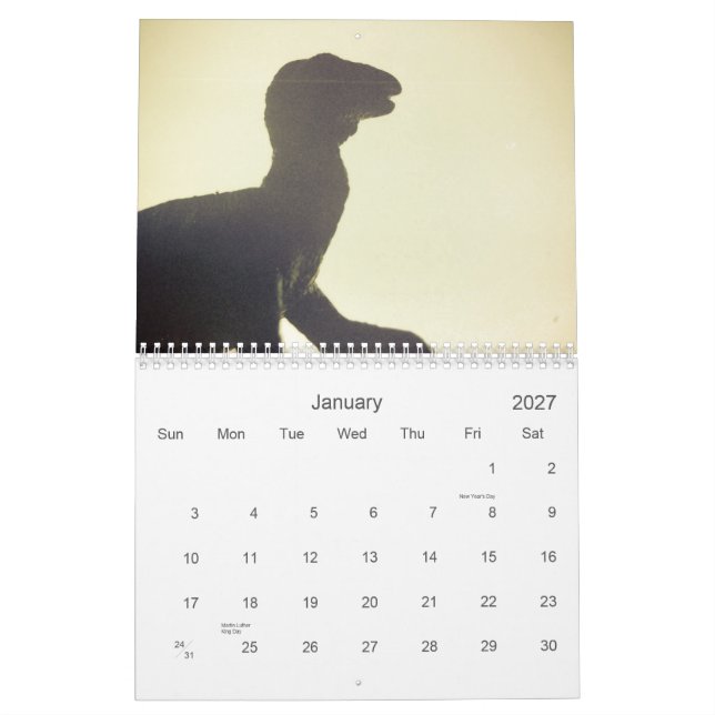 Dinosaurs som erövrar 2011 kalender (Jan 2027)