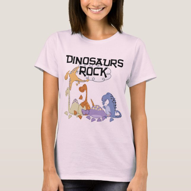 Dinosaurs Sten Tshirts och presenter (Framsida)
