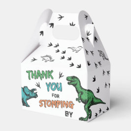 Dinosaurs Stomp Chomp Roar Birthday Tack Presentaskar
