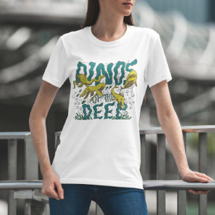 Dinosaurs Swimming Ocean T Shirt