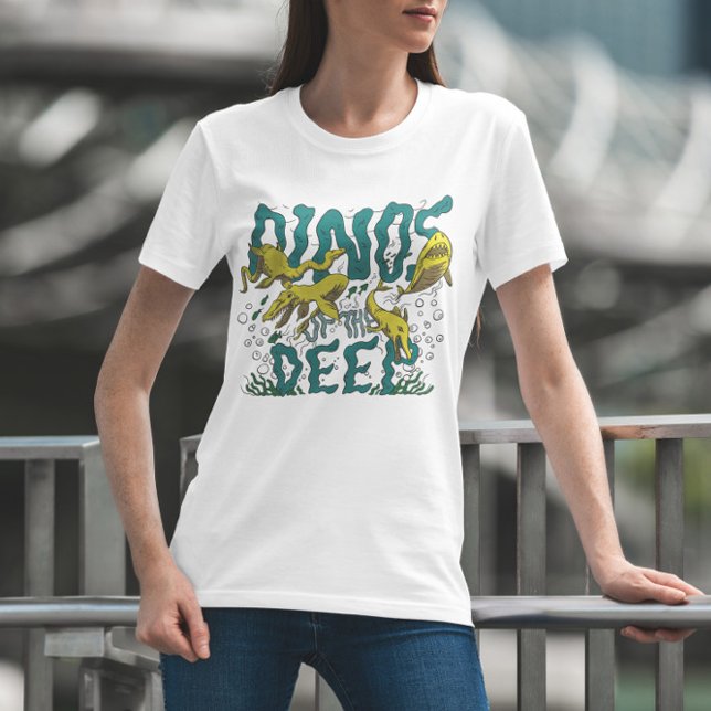 Dinosaurs Swimming Ocean T Shirt (Skapare uppladdad)