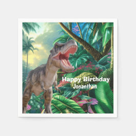 Dinosaurs T Rex children Jurassic World Pappersservett