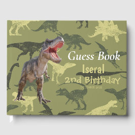 Dinosaurs T Rex Jurassic World Gästböcker