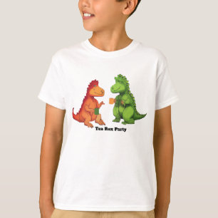 Dinosaurs T-Rex Tea Rex Party Funny Ordlek T Shirt