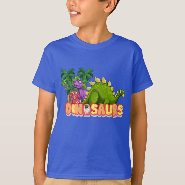 Dinosaurs T Shirt (Framsida)