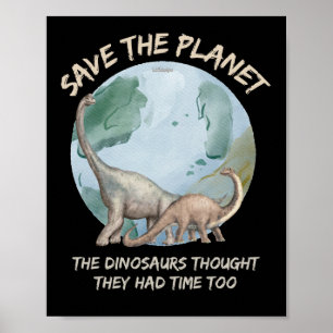 DINOSAURS TRODDE ATT DE HADE... POSTER