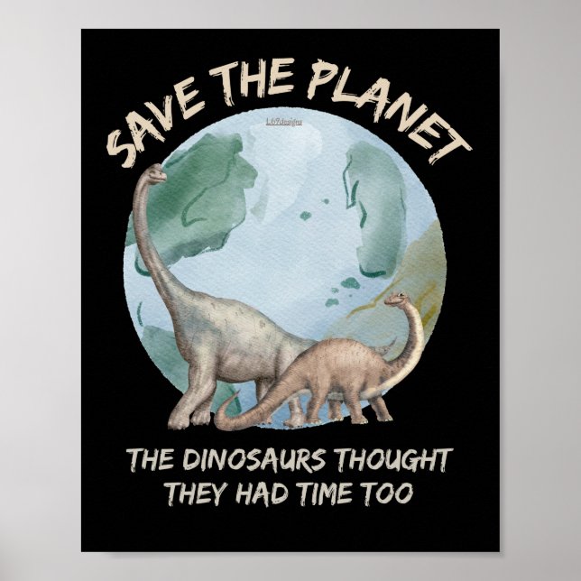 DINOSAURS TRODDE ATT DE HADE... POSTER (Framsidan)
