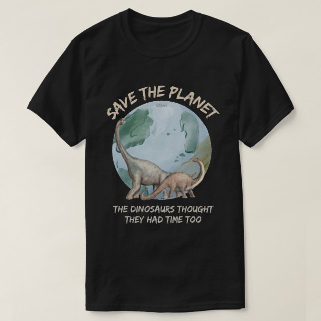 DINOSAURS TRODDE ATT DE HADE... T SHIRT (Design framsida)