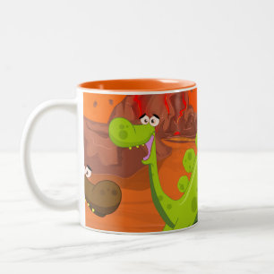 Dinosaurs Två-Tonad Mugg