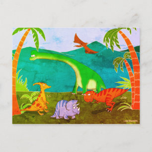 Dinosaurs Vykort