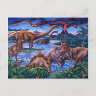 Dinosaurs vykort