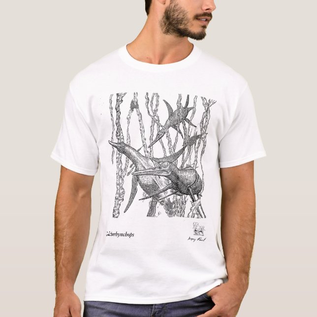 Dinosaurskjorta Dolichorhynchops Gregory Paul Tee Shirt (Framsida)