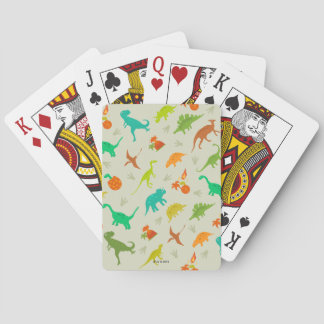 Dinosaursmönster Casinokort