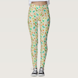 Dinosaursmönster Leggings