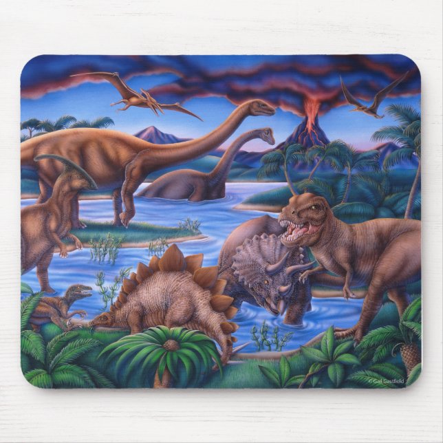 Dinosaursmousepad Musmatta (Framsidan)