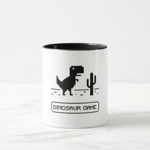 Dinosaurspel. Mugg