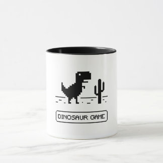 Dinosaurspel. Mugg