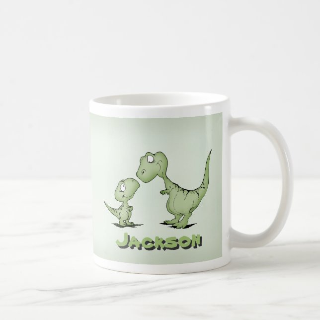 Dinosaurspersonlig Kaffemugg (Höger)