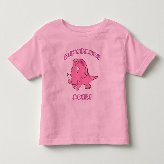 Dinosaursstenrosor Tee Shirt (Framsida)