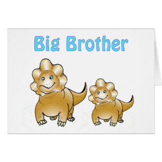 dinosaurstorebror hälsningskort