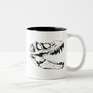 dinosaurtryck Två-Tonad mugg