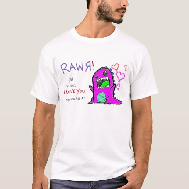DinosaurTshirt Tee Shirt (Framsida)