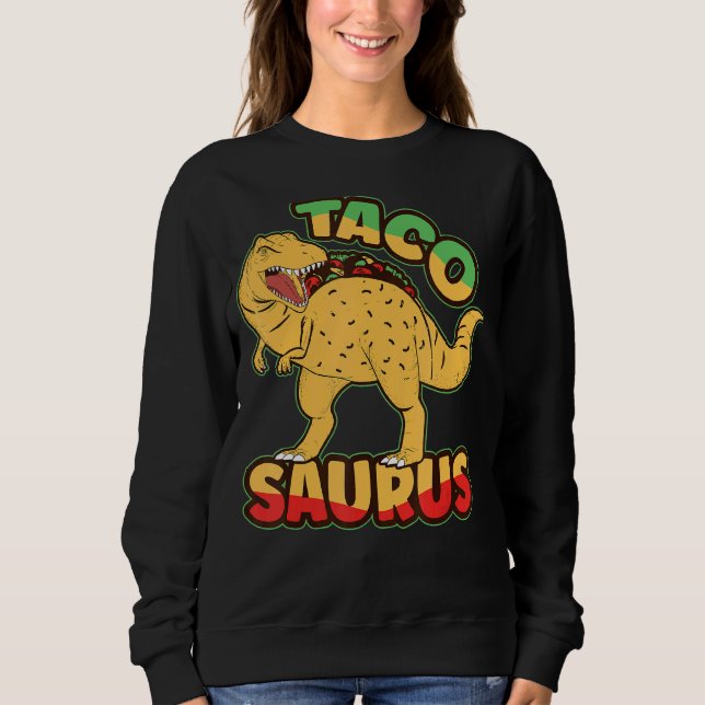 Dinosaurus nationella tako Day Taco Saurus Dino Ta T Shirt (Framsida)