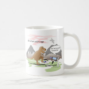 Dinosaurutplåning Kaffemugg