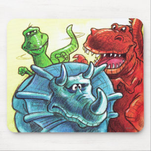 Dinosaurvänner Musmatta