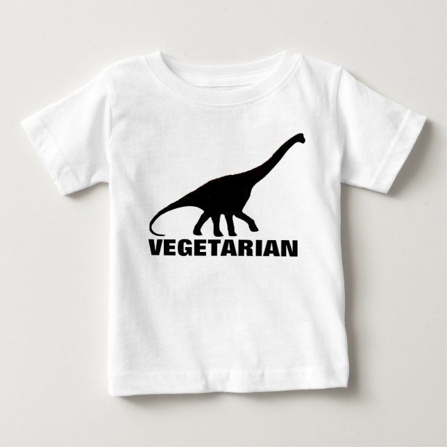 DinosaurVEGETARIANT-tröja Tee (Framsida)