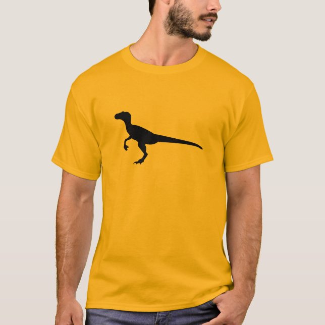Dinosaurvelociraptor T Shirt (Framsida)