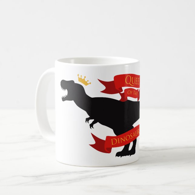 Dinosauurernas drottning kaffemugg (Framsida vänster)