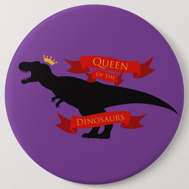 Dinosauurernas drottning knapp (Framsida)
