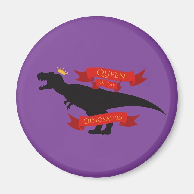 Dinosauurernas drottning magnet (Framsidan)