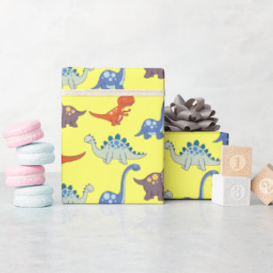 Dinosauurs Sten om Lemon Wrapping Papper Presentpapper