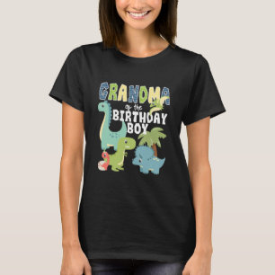 Dinosauurtema Fågeldagars farmor på födelsedage T Shirt