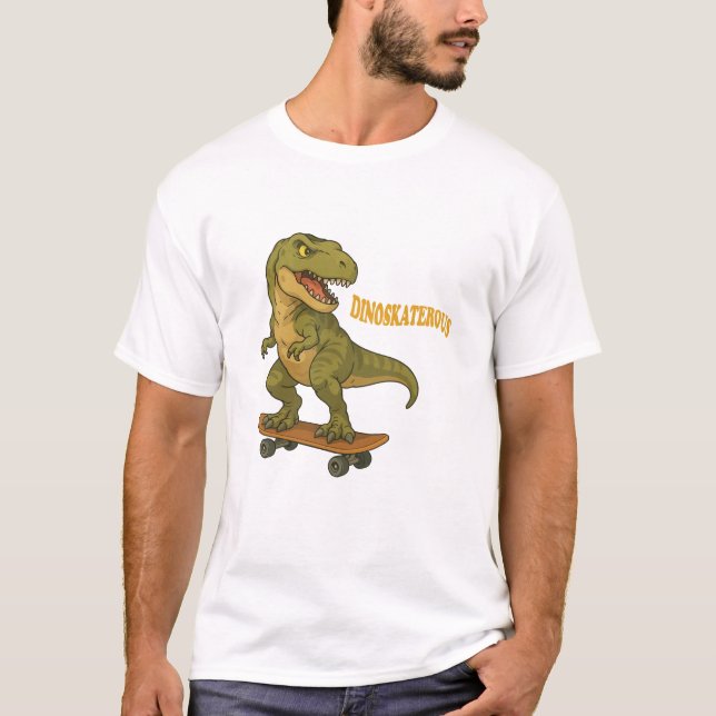 Dinoskaterous T Shirt (Framsida)