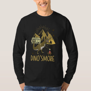 Dinosmore Camping Dinosaur Camp Trex Smore Dino Ca T Shirt